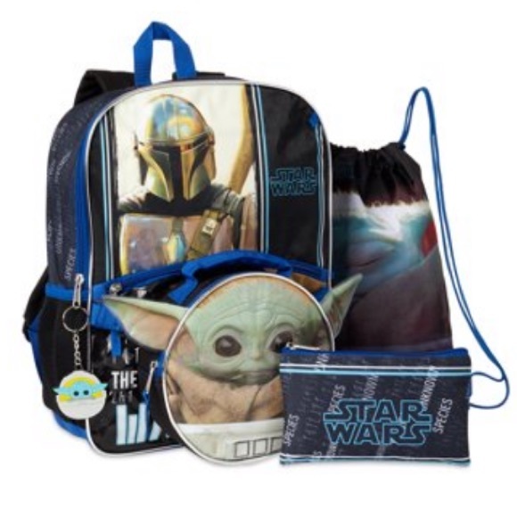 Disney Star Wars Other - 💜DisneyStarWars Mandalorian BabyYoda 5pcBackpack